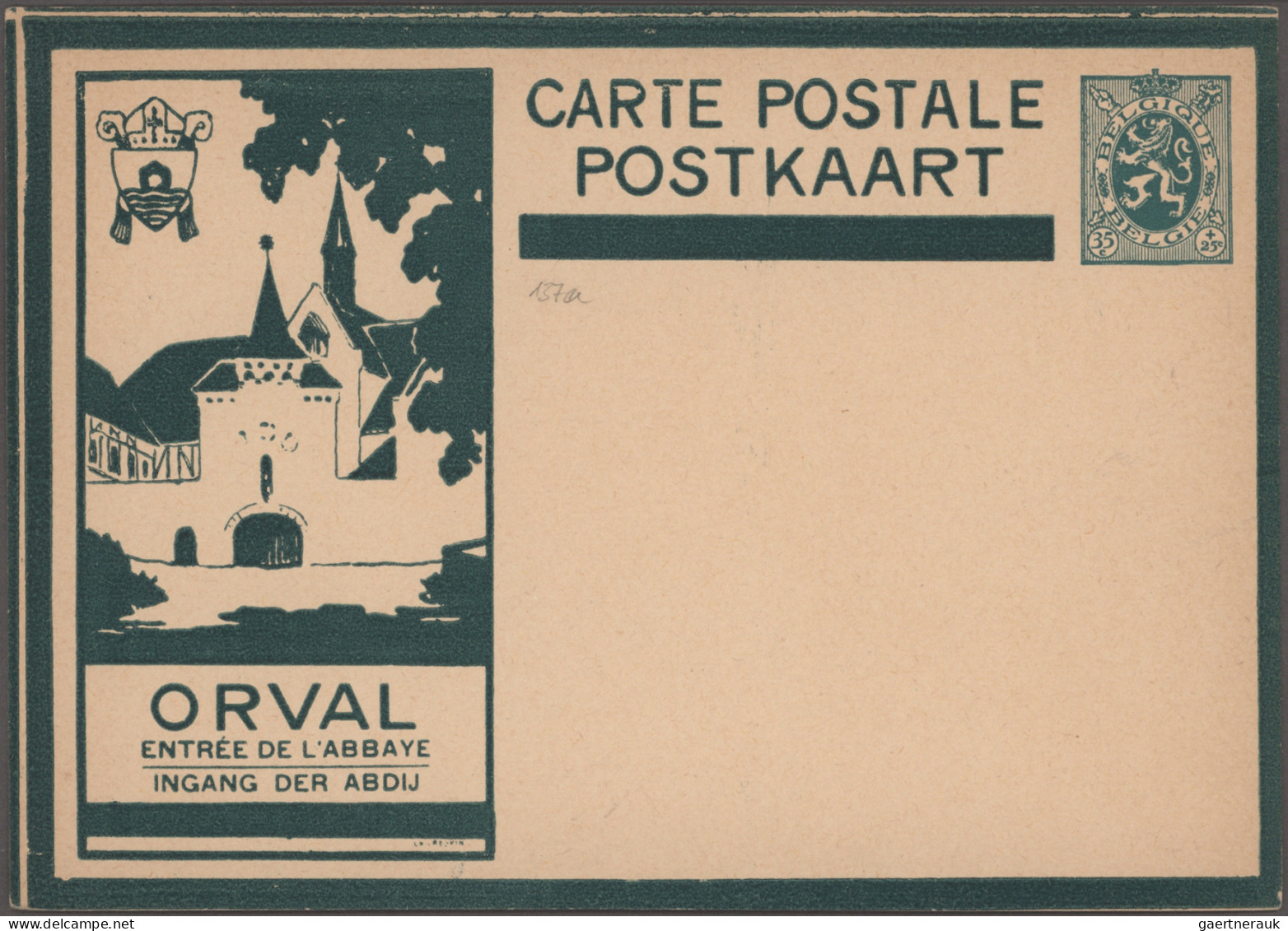 Belgium - postal stationery: 1900/1972, Pictorial/Advertising cards, assortment