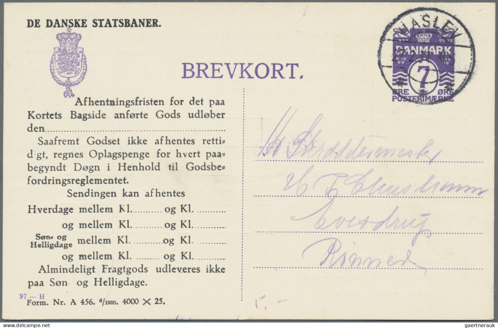 Denmark - Postal Stationery: 1876/1975, Lot Of 41 Used Stationeries Incl. Unseve - Entiers Postaux