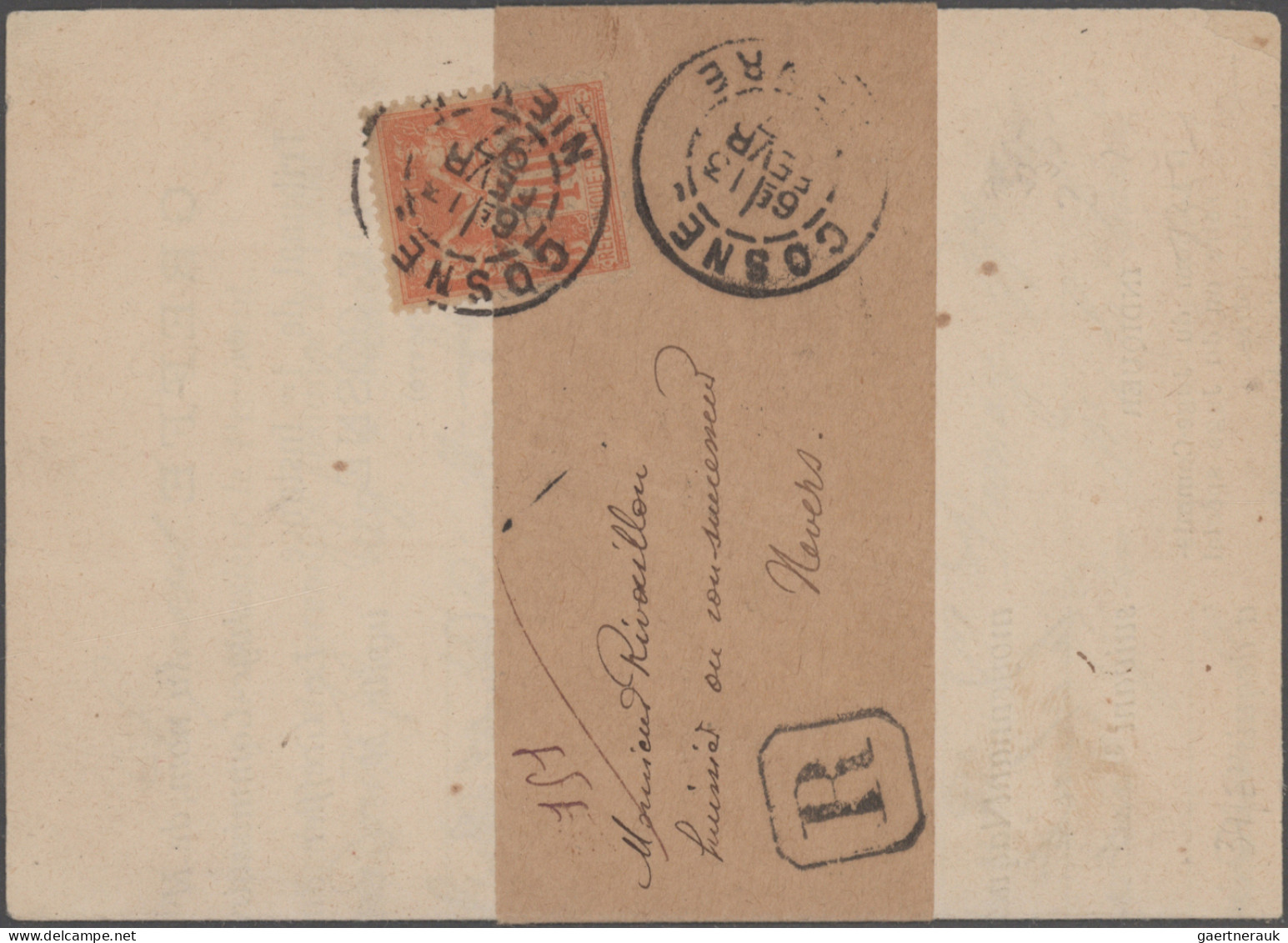 France: 1876/1901, Type Sage, Assortment Of Apprx. 75 Covers/cards/few Fronts, N - Sammlungen