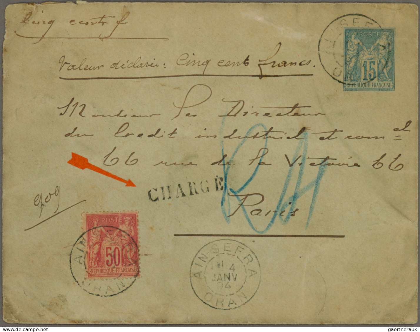 France: 1876-1900 Ca.: 11 Covers And Postcards Franked By Stamps Type Allegory, - Collections