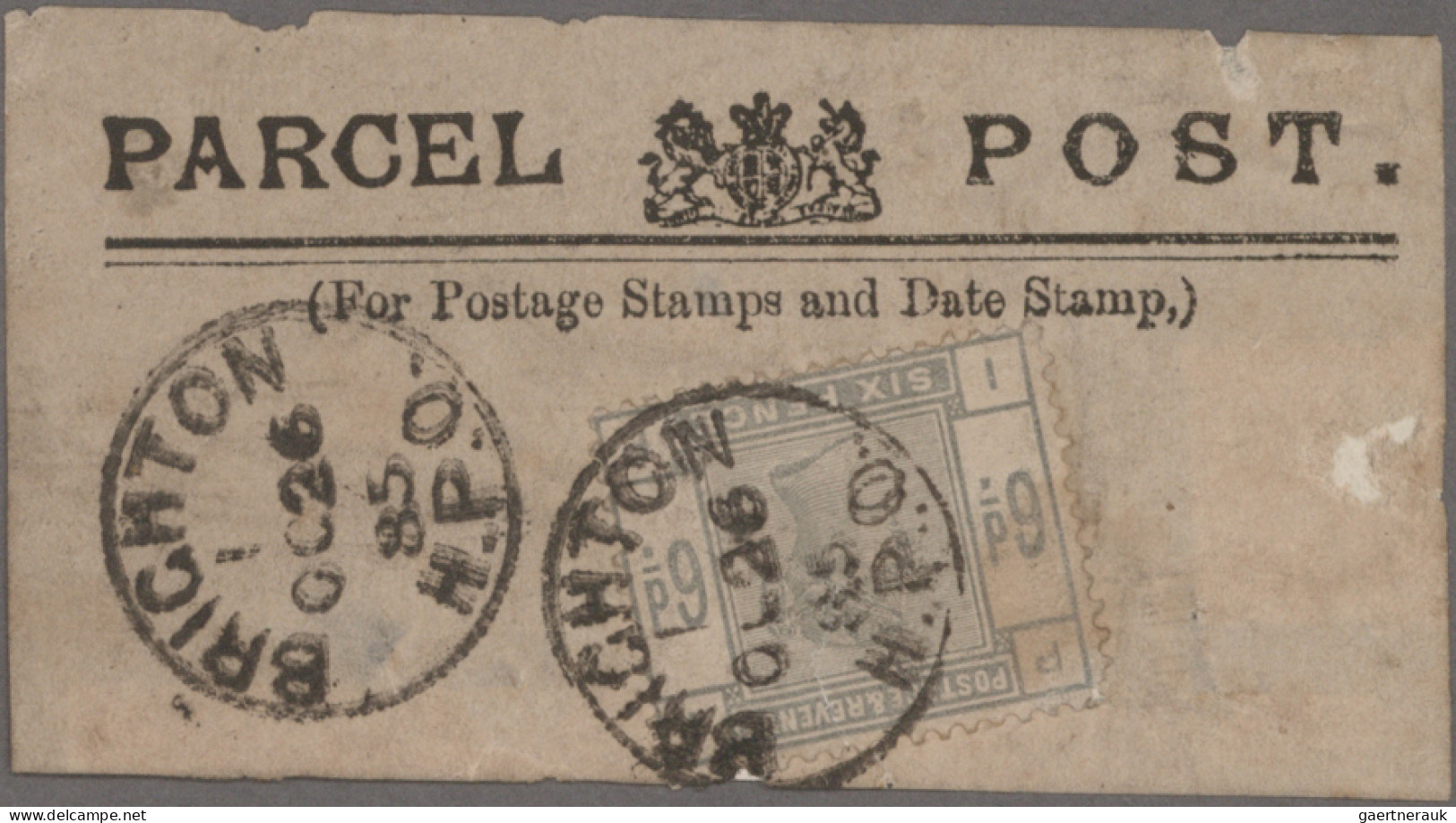Great Britain: 1835/1890's: 40 Covers, Postcards And A Parcel Label All Franked - Autres & Non Classés
