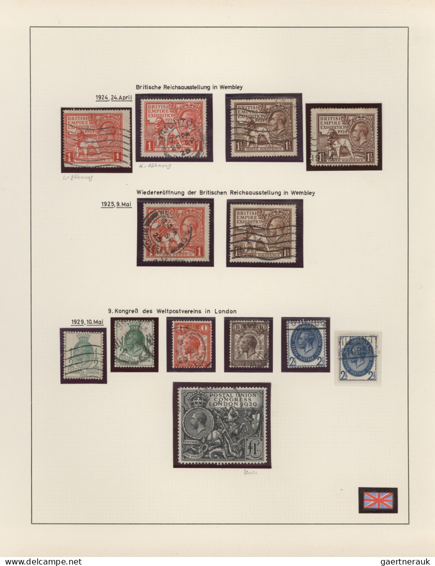 Great Britain: 1901/1960 Ca., Valuable And Almost Complete Collection With More - Lettres & Documents