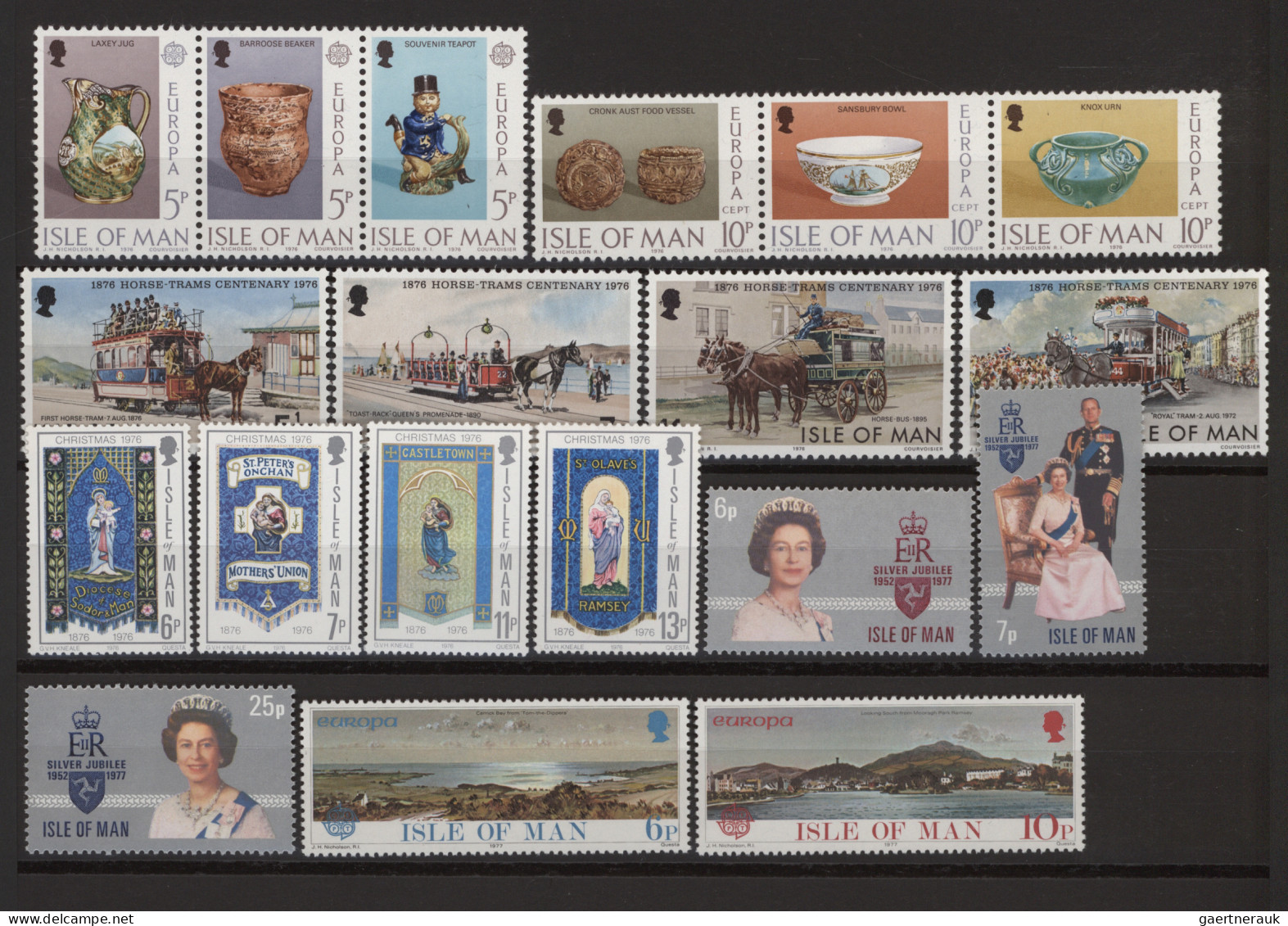 Chanel Islands: 1922/1985, Channel Islands And Ireland, MNH Accumulation On More - Sonstige