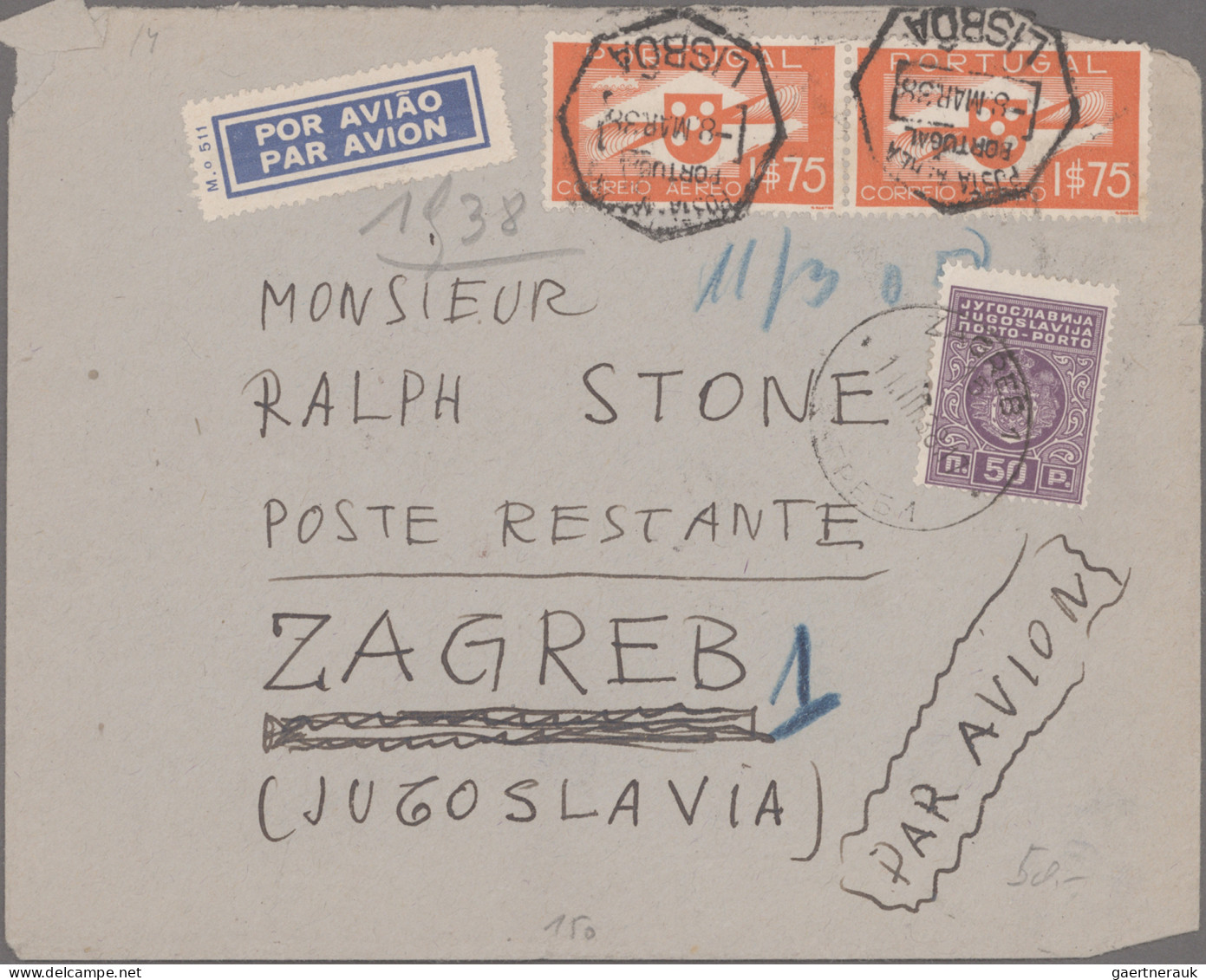 Yugoslavia: 1920/1975, Assortment Of 23 Entires With Commercial And Philatelic M - Briefe U. Dokumente