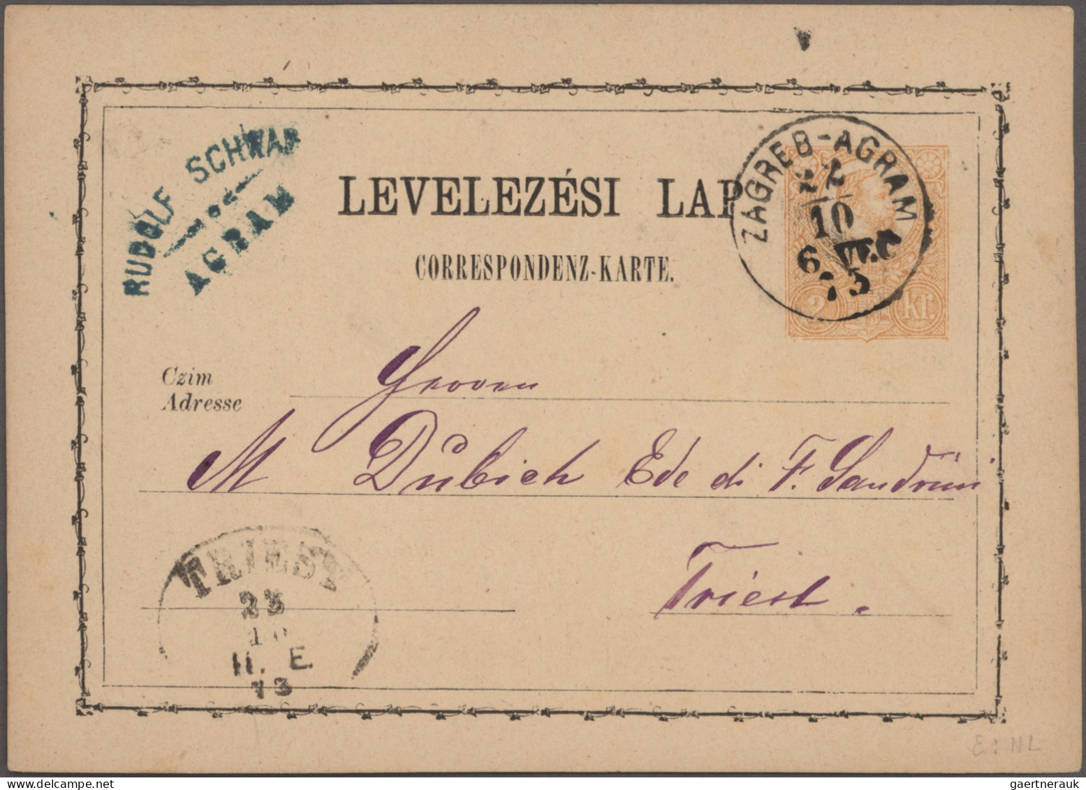 Österreich - Stempel: 1850/1900 ca.: Kollektion von mehr als 1000 Marken im Albu