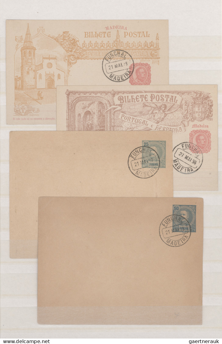 Funchal: 1898/1910, Assortment Of 19 Covers/cards, Comprising 17 Different Stati - Funchal