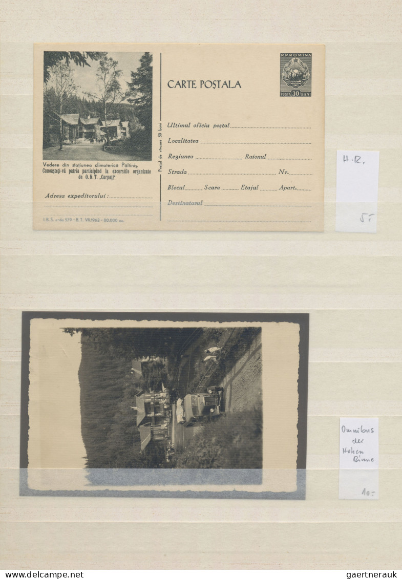 Romania - Specialities: 1900/1924 (ca.), Hotel Post "Hohe Rinne" And "Magura", P - Autres & Non Classés