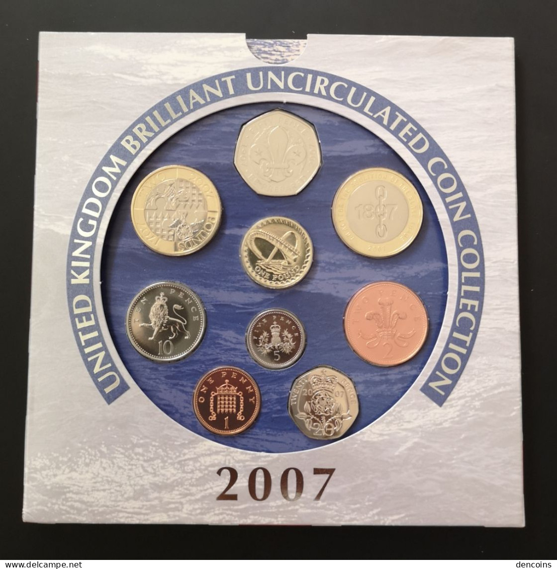 UNITED KINGDOM 2007 GREAT BRITAIN BU SET – ORIGINAL - GRAN BRETAÑA GB - Mint Sets & Proof Sets