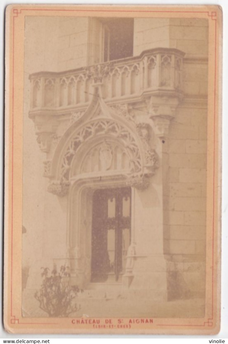 23-GF-PL.T.BR-1135 :  PHOTOGRAPHIE SAINT-AIGNAN-SUR-CHER. FIN XIX° SIECLE. - Noyers Sur Cher