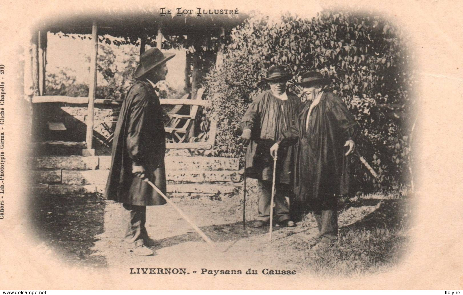 Livernon - Paysans Du Causse - Types Personnages Du Lot - Livernon