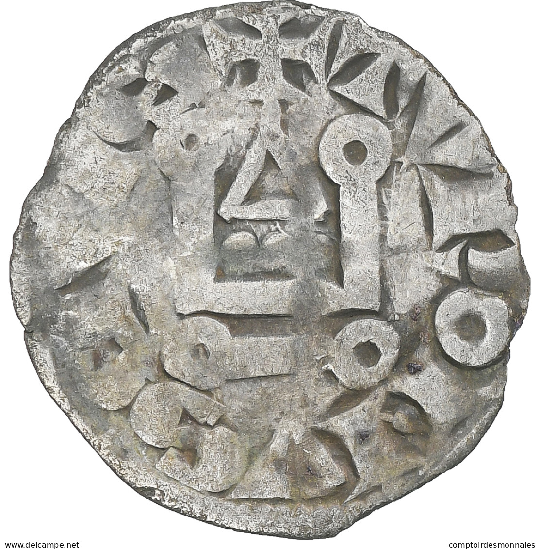 France, Louis IX, Denier Tournois, 1245-1270, TB+, Billon, Duplessy:193 - 1226-1270 Louis IX (Saint Louis)