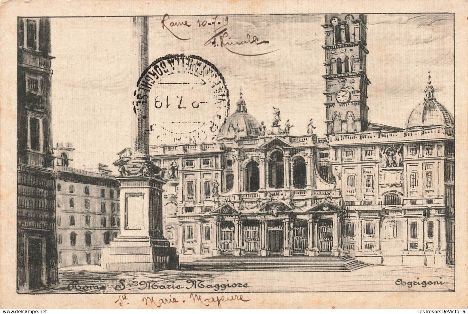 ITALIE - Rome - Basilique Sainte - Marie - Majeure - Carte Postal Ancienne - Kirchen