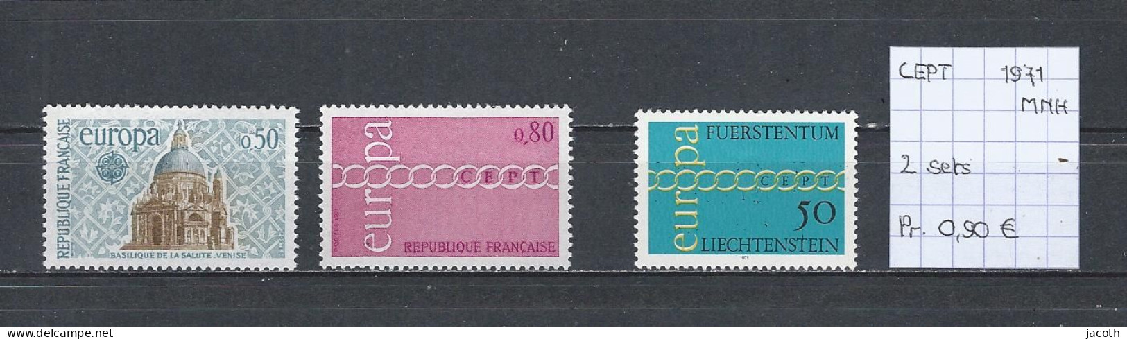 (TJ) Europa CEPT 1971 - 2 Sets (postfris/neuf/MNH) - 1971