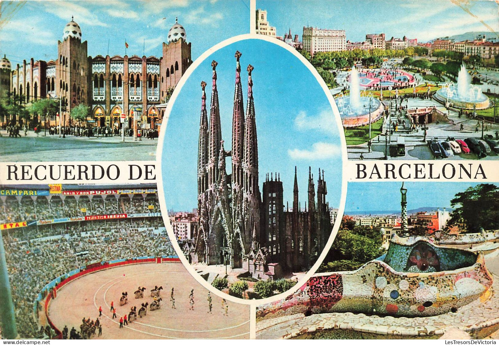 ESPAGNE - Barcelone - Parque Gaudi - Colorisé - Carte Postal - Barcelona