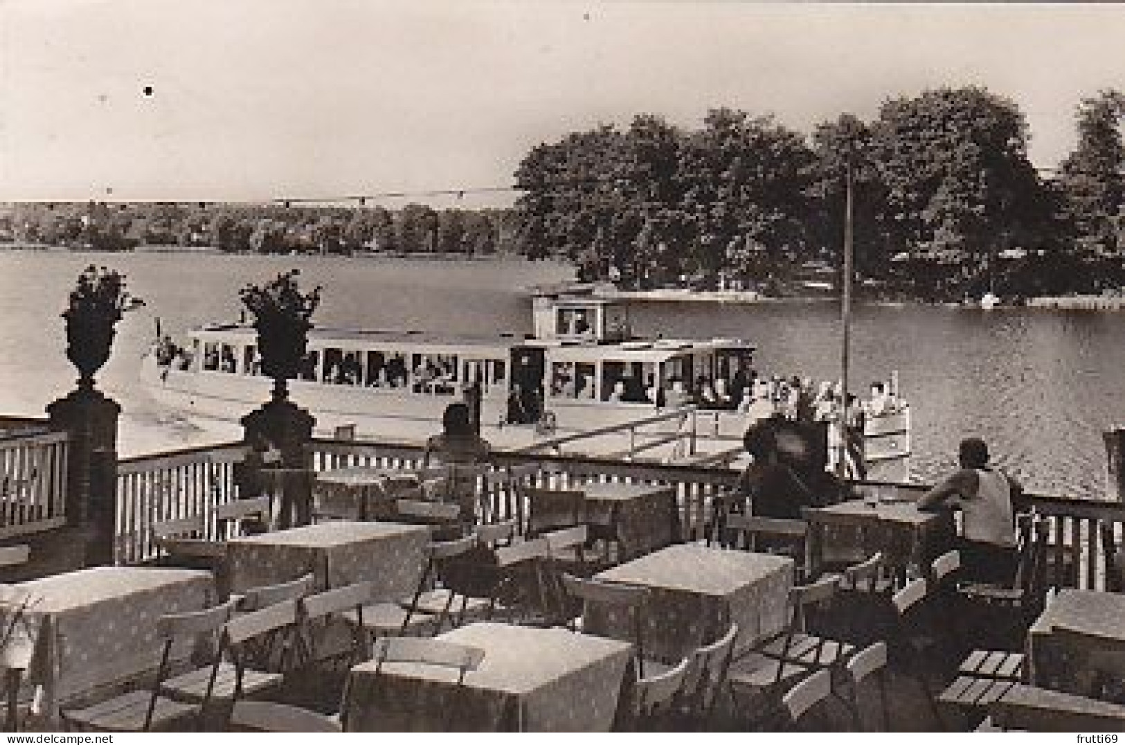 AK 166874 GERMANY - Grünheide / Mark - Ortsteil Fangschleuse - HG.Gaststätte Seeblick - Dampferanlegestelle - Gruenheide