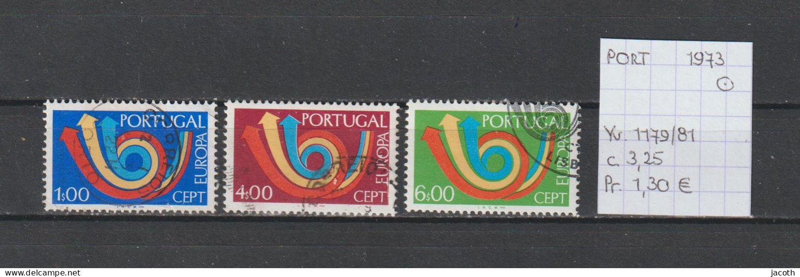 (TJ) Europa CEPT 1973 - Portugal YT 1179/81 (gest./obl./used) - 1973