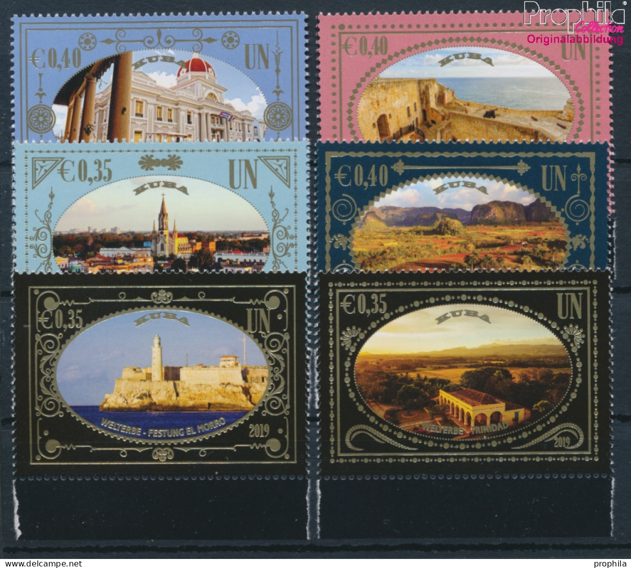 UNO - Wien 1072-1077 (kompl.Ausg.) Postfrisch 2019 UNESCO Welterbe Kuba (10193942 - Ungebraucht