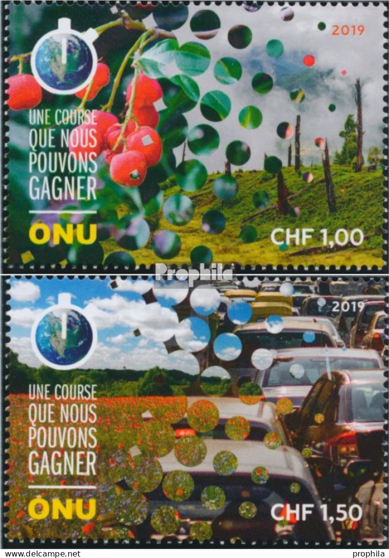 UNO - Genf 1085-1086 (kompl.Ausg.) Postfrisch 2019 UN Klimagipfel - Ongebruikt