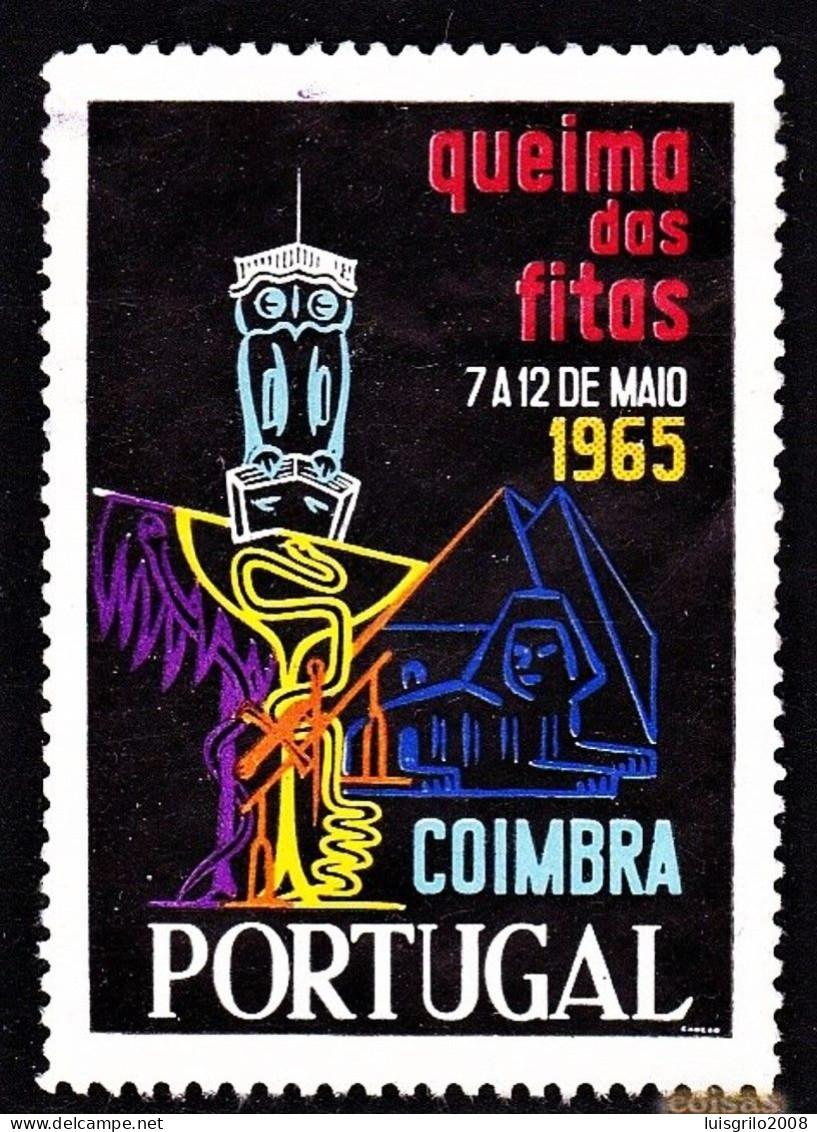 Vignette/ Vinheta, Portugal - Queima Das Fitas, Coimbra. 1965 -|- MNH - No Gum - Ortsausgaben