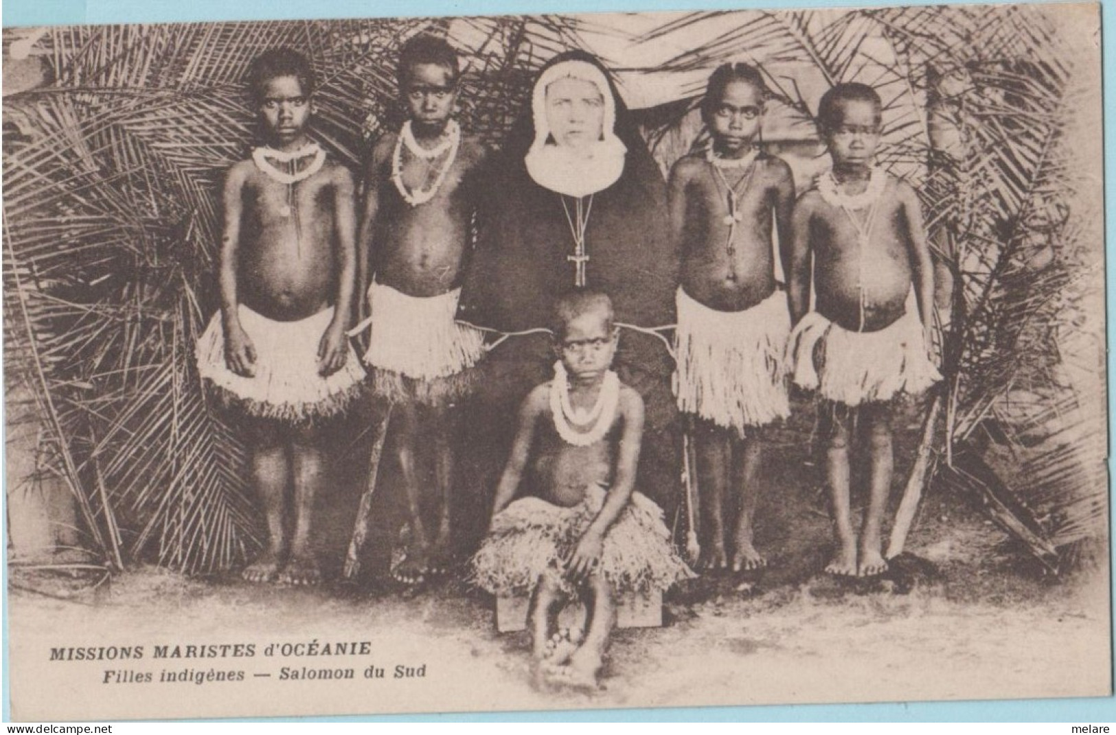 SALOMON DU SUD Mission Mariste Filles Indigènes - Solomon Islands