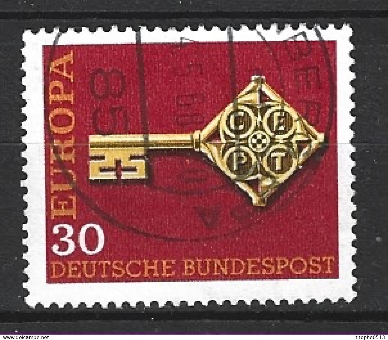 ALLEMAGNE. N°424 Oblitéré De 1968. Europa'68. - 1968