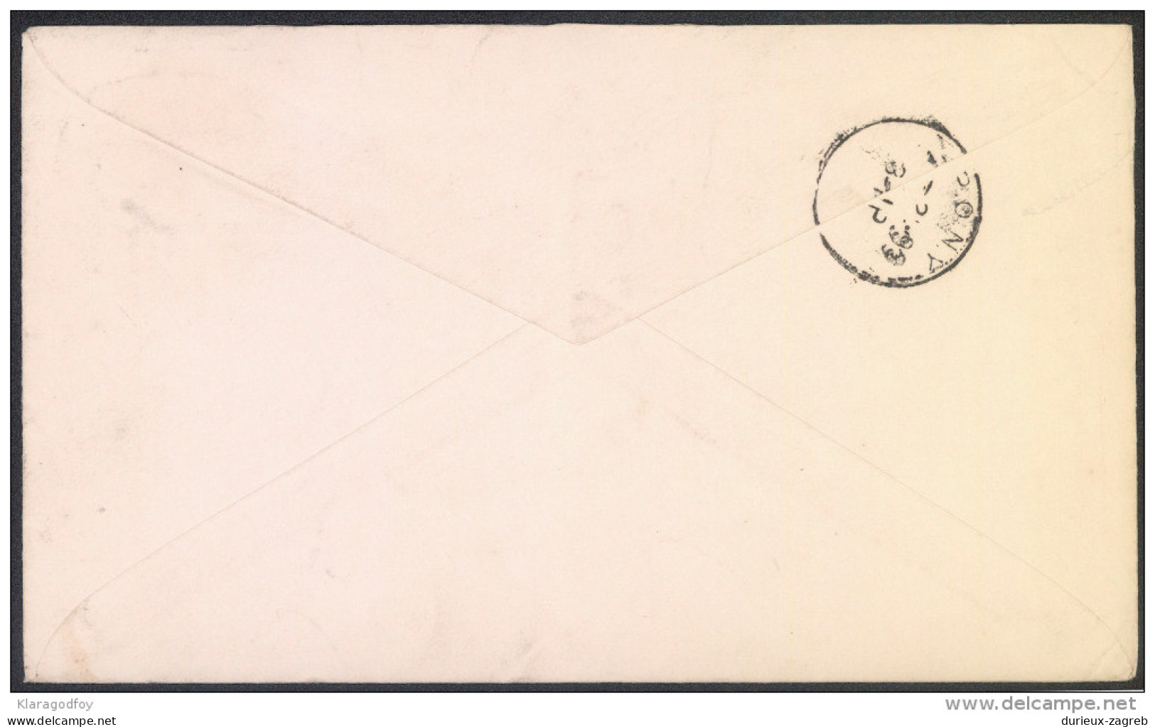 United States Postal Stationery Stamped Cover Travelled 1893 Marietta, Ohio To New Yorkbb - ...-1900