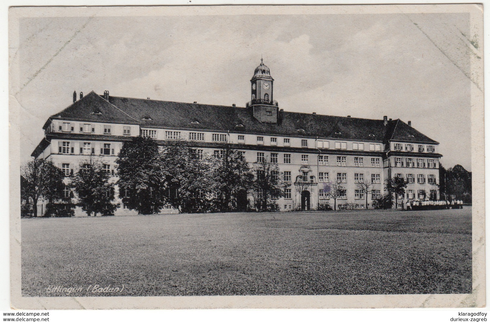 Ettlingen Old Postcard Travelled 1944 Ettlingen Pmk B200907 - Ettlingen