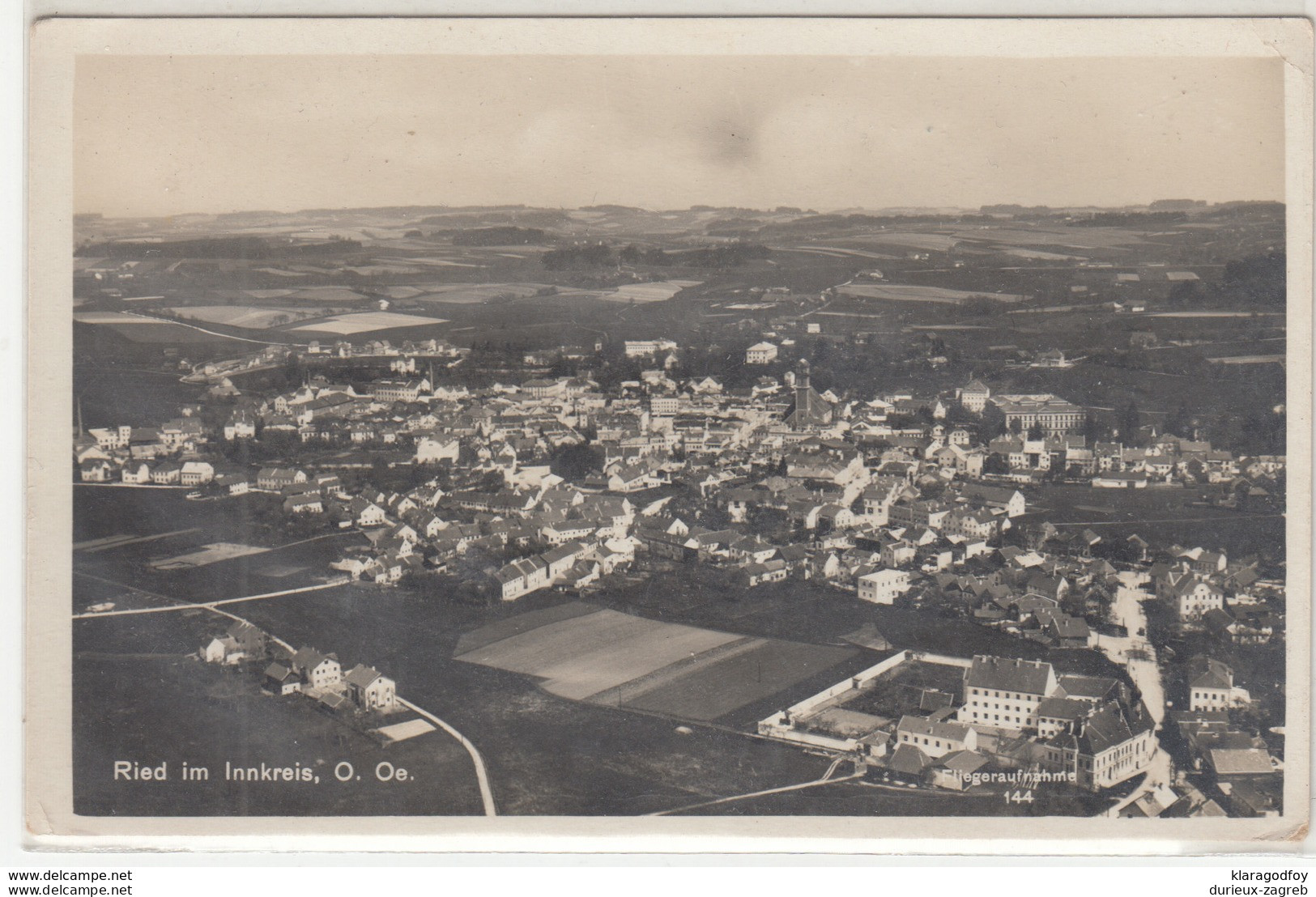 Ried im Innkreis 4 old postcards with new 100 Jahre Innviertler Brifmarkensammlerverein 2009 mark b180625