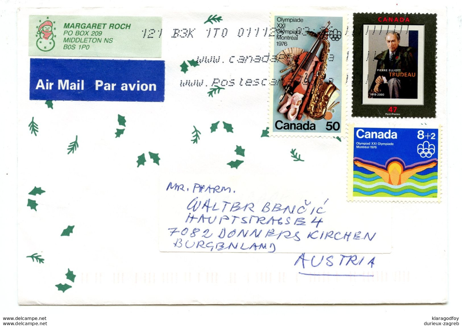 Canada, Letter Cover Posted B200725 - Covers & Documents