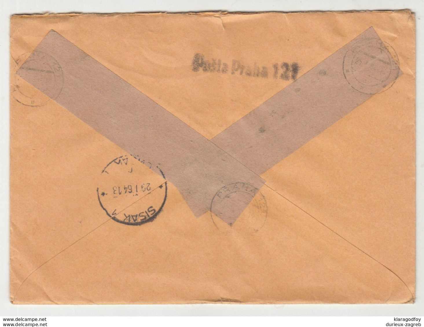 Czechoslovakia, Letter Cover Registered Posted 1964 B200605 - Brieven En Documenten