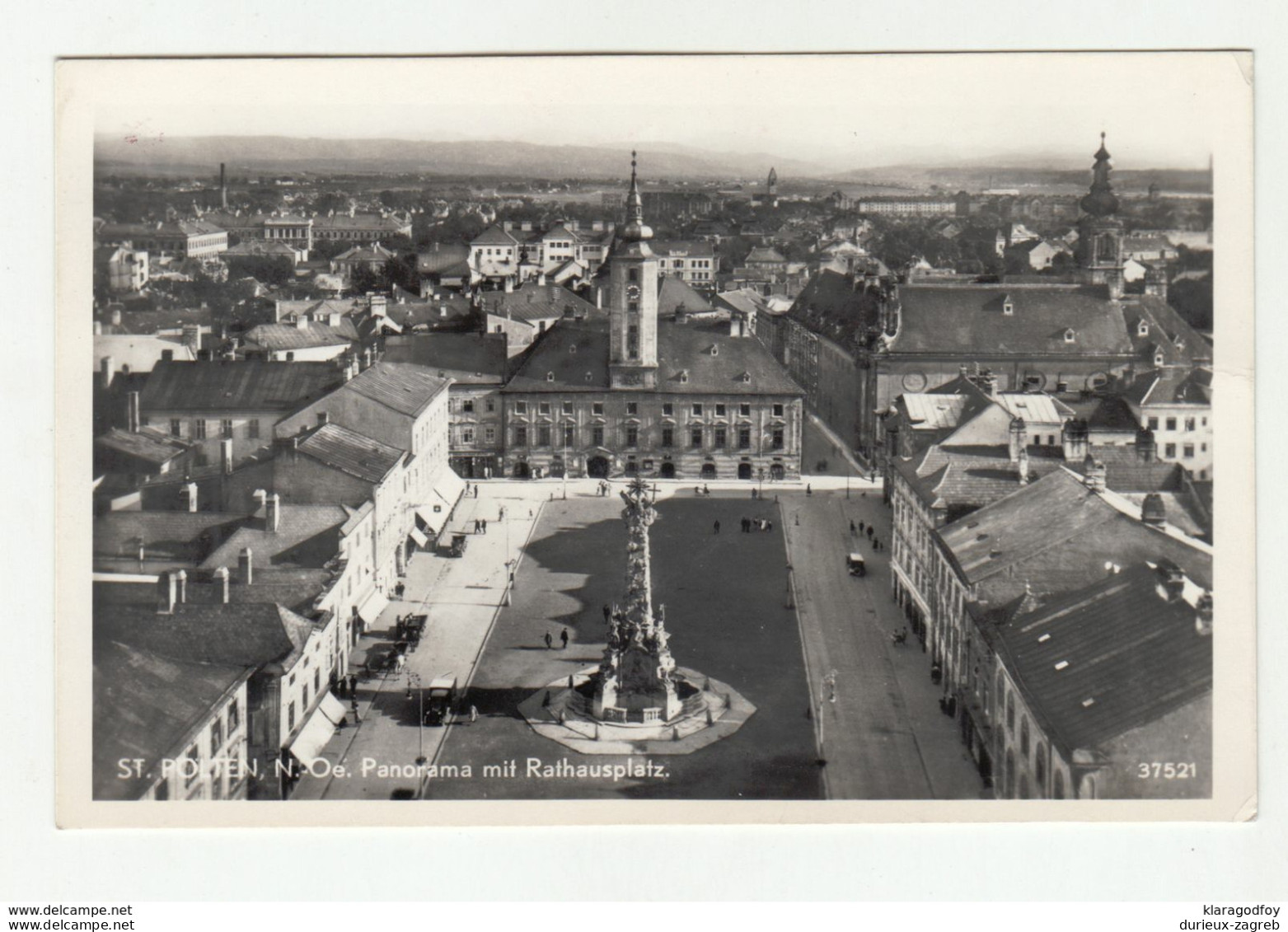 Sankt Pölten Postcard Posted 1961 Linz Slogan Pmk B200901 - St. Pölten