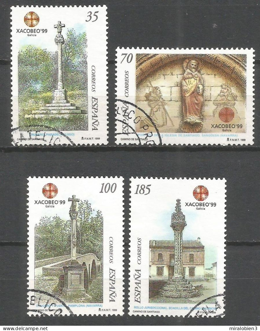 ESPAÑA EDIFIL NUM.3617/3620 SERIE COMPLETA USADA - Used Stamps