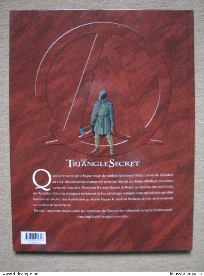 CONVARD & FALQUE WACHS - TRIANGLE SECRET - "INRI" T1 2 3 - GLENAT/GRAFICA (EO) - Triangle Secret, Le