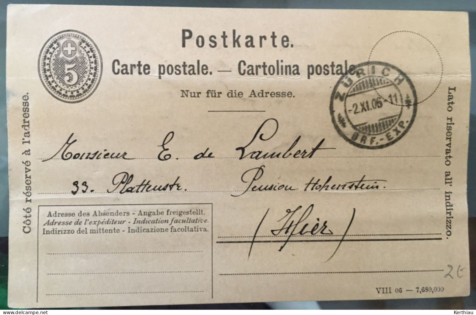 3 ENTIERS POSTAUX - Suisse. 1911, 1914 Et Non Oblitéré - Entier Postal - Andere & Zonder Classificatie