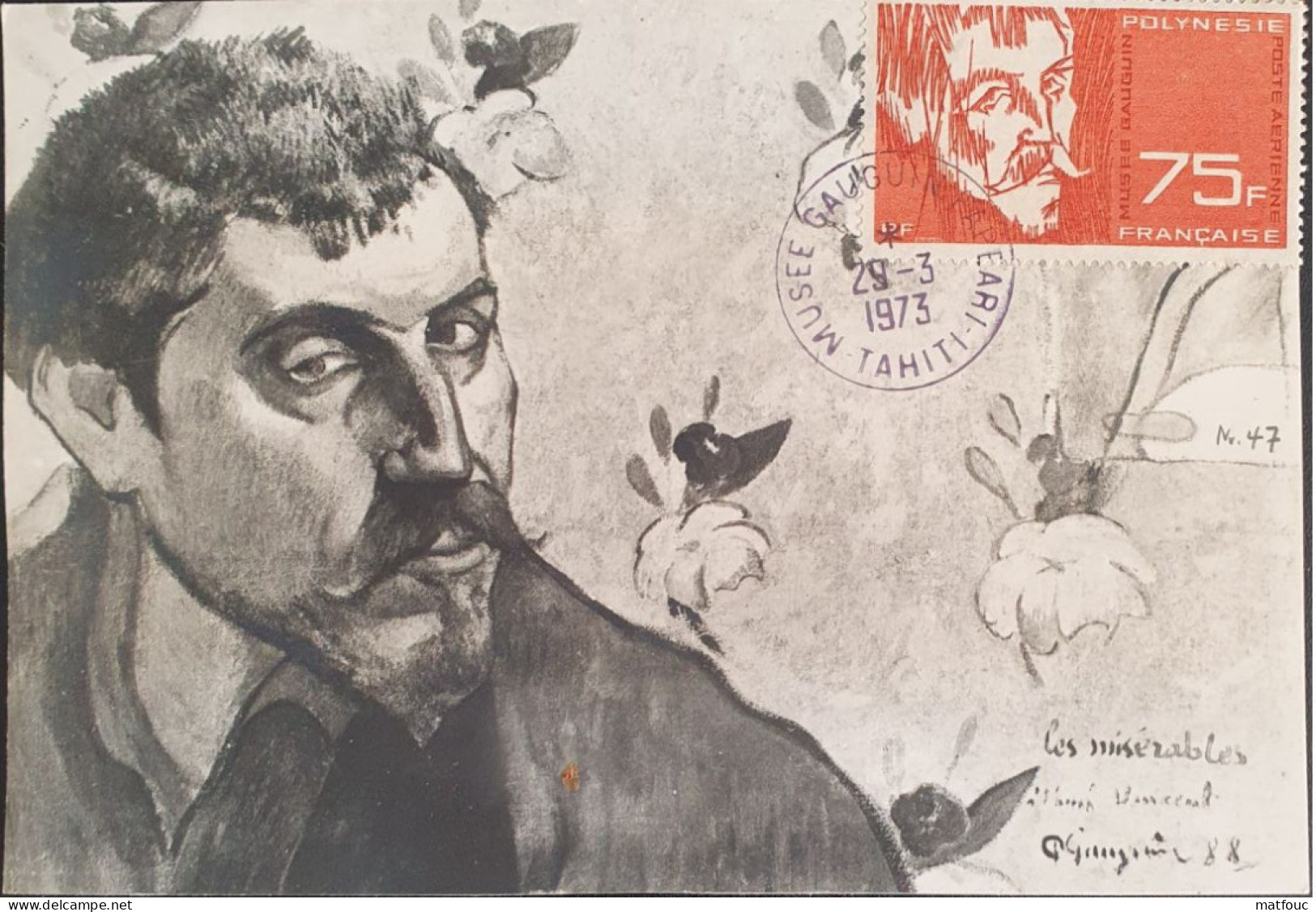 Musée Paul Gauguin - Yvert PA 13 - Côté 15,50€ - Covers & Documents