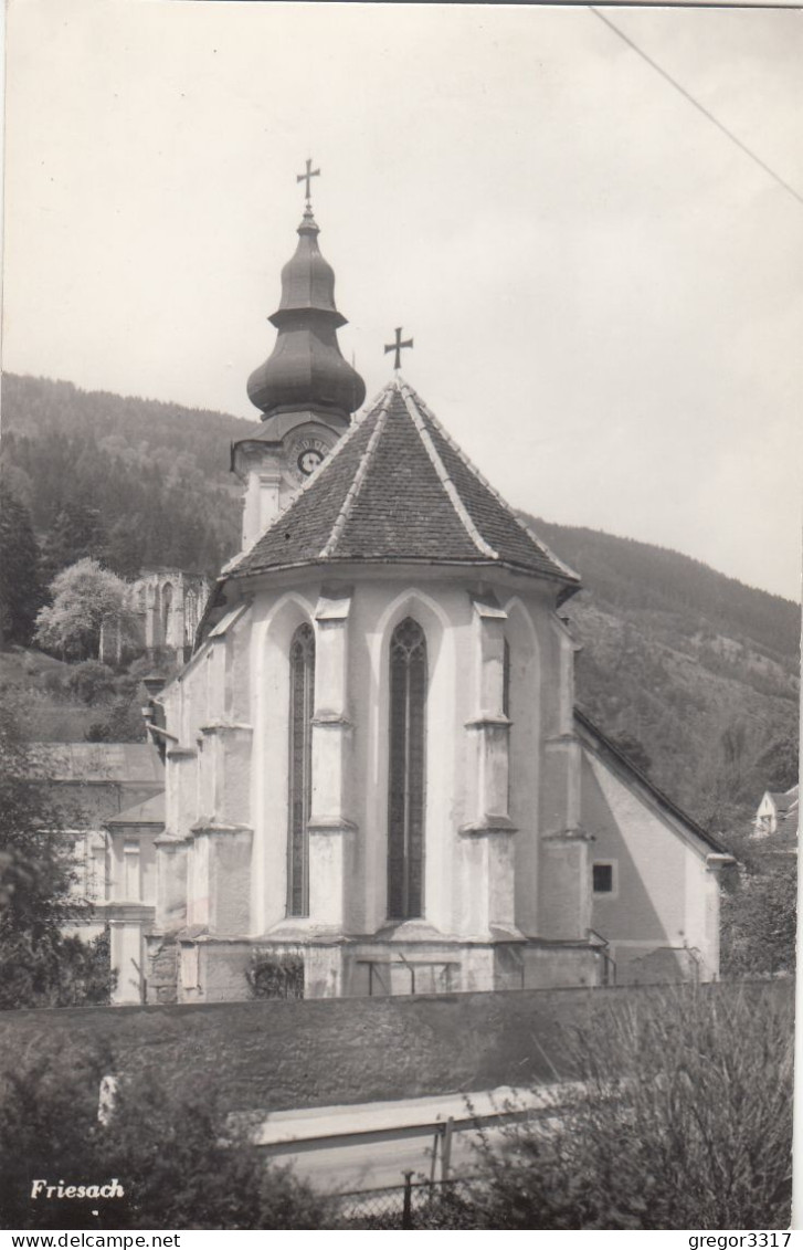 D5589) FRIESACH - Kärnten - Kirche - Alte S/W AK - Friesach