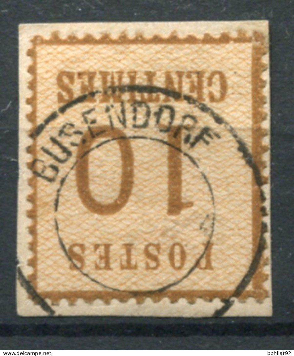 !!! ALSACE LORRAINE, N°5 SUR FRAGMENT AVEC CACHET DE BUSENDORF (MOSELLE). RR - Used Stamps