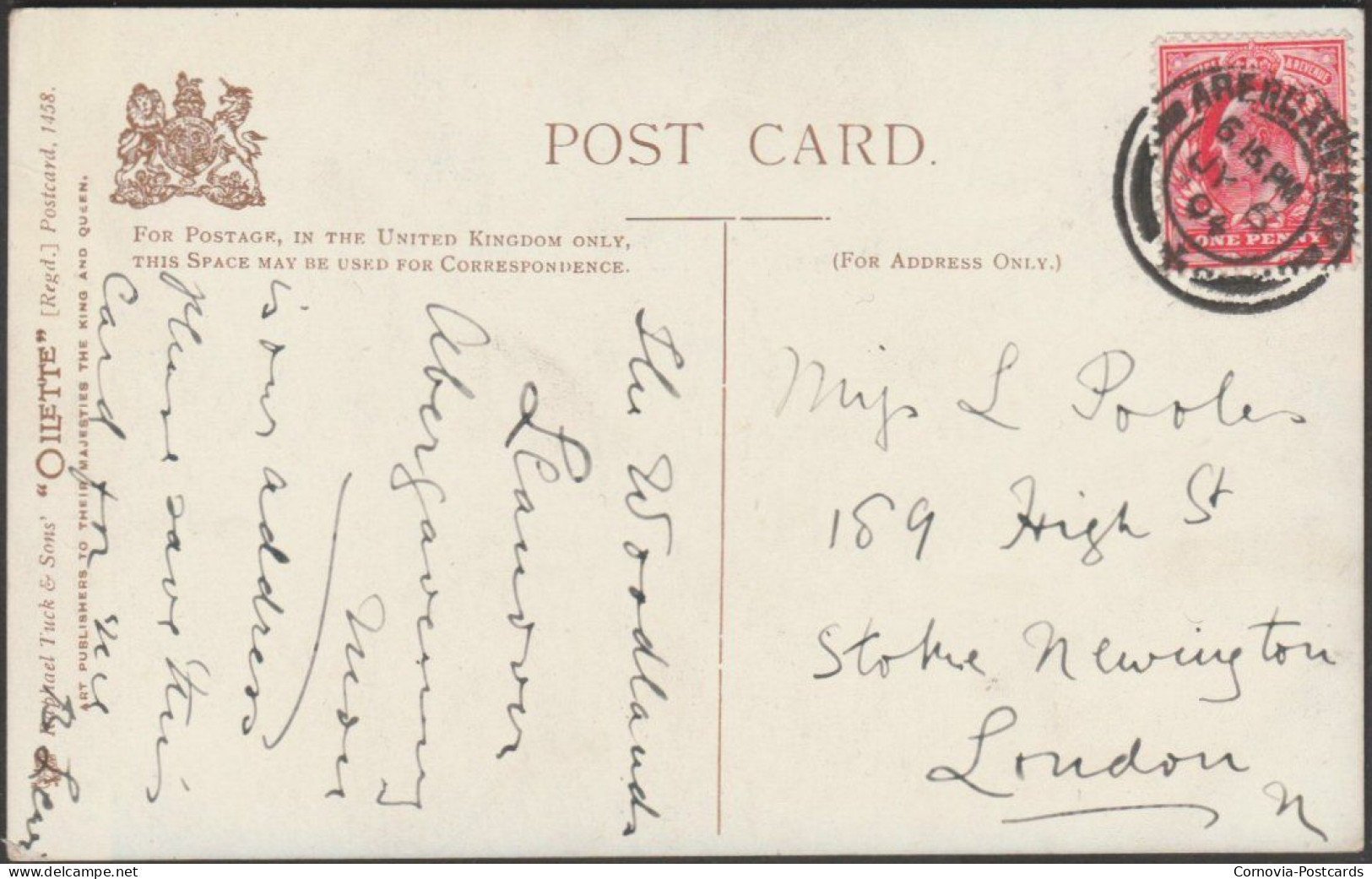 Belle Vue Park, Newport, Monmouthshire, 1904 - Tuck's Oilette Postcard - Monmouthshire