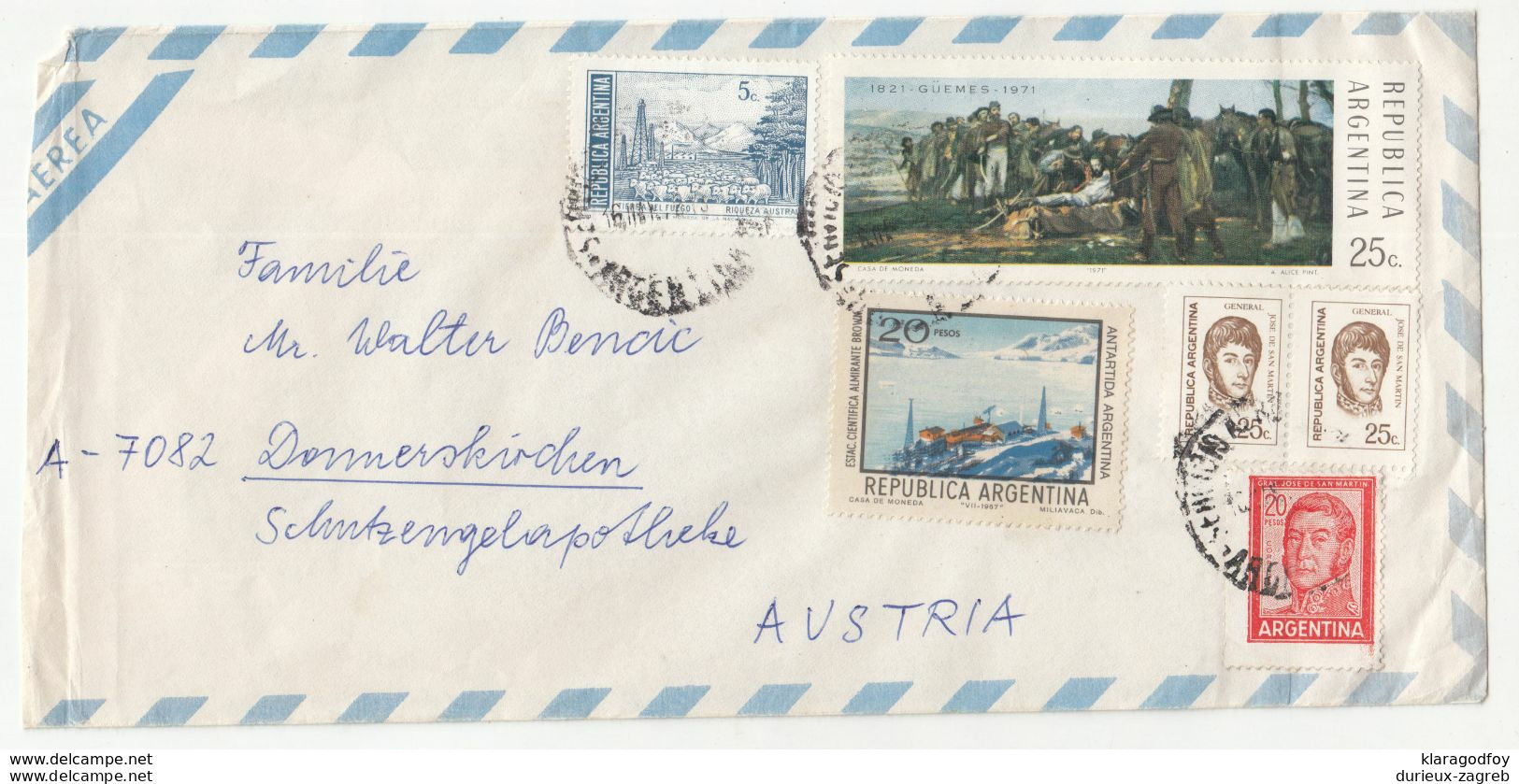 Argentina Letter Cover Posted 197? B200720 - Briefe U. Dokumente