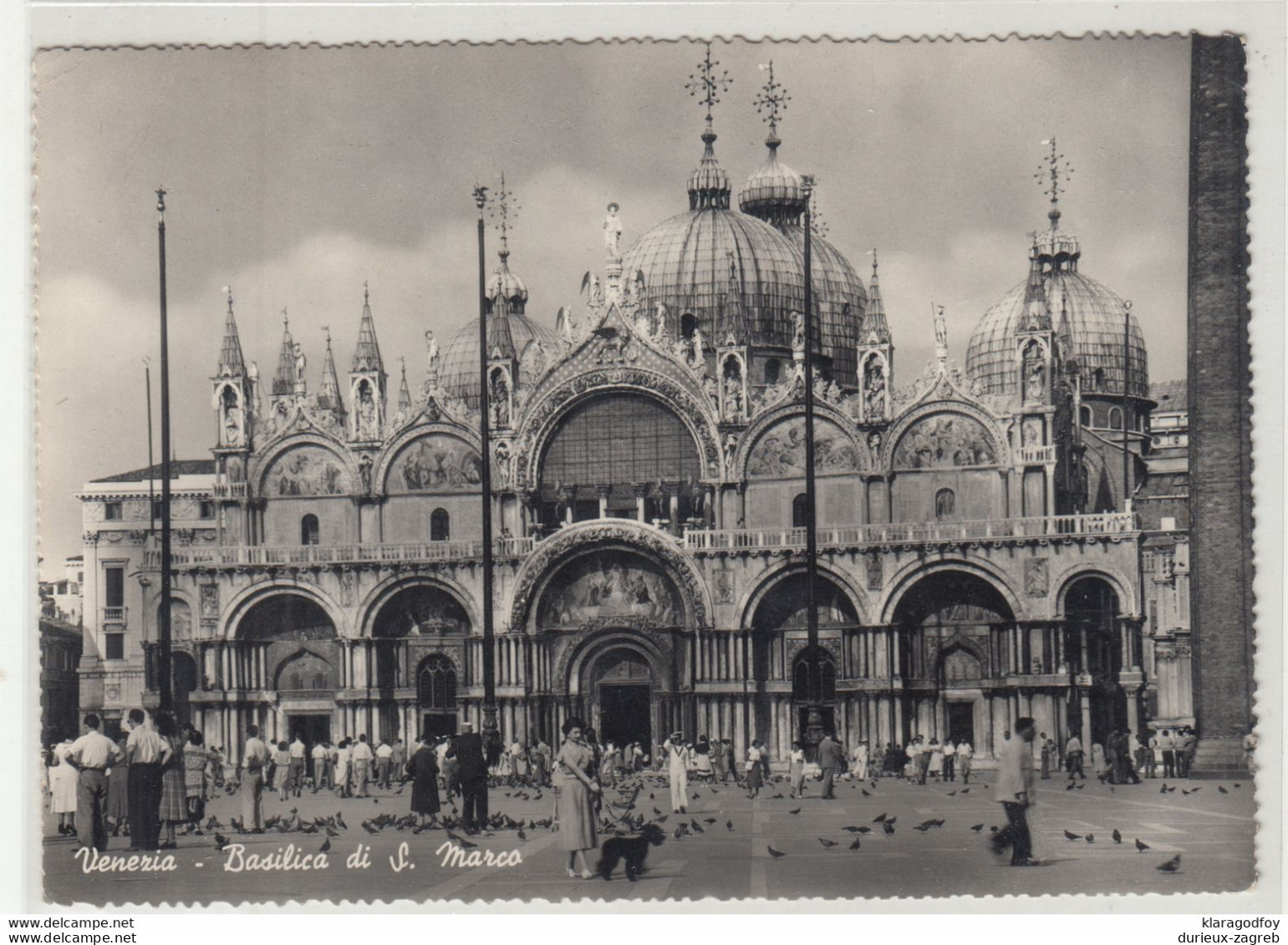 Yugoslavia Taxed Postcard Posted 1958 Italy Venice To Subotica - Postage Due B210112 - Postage Due