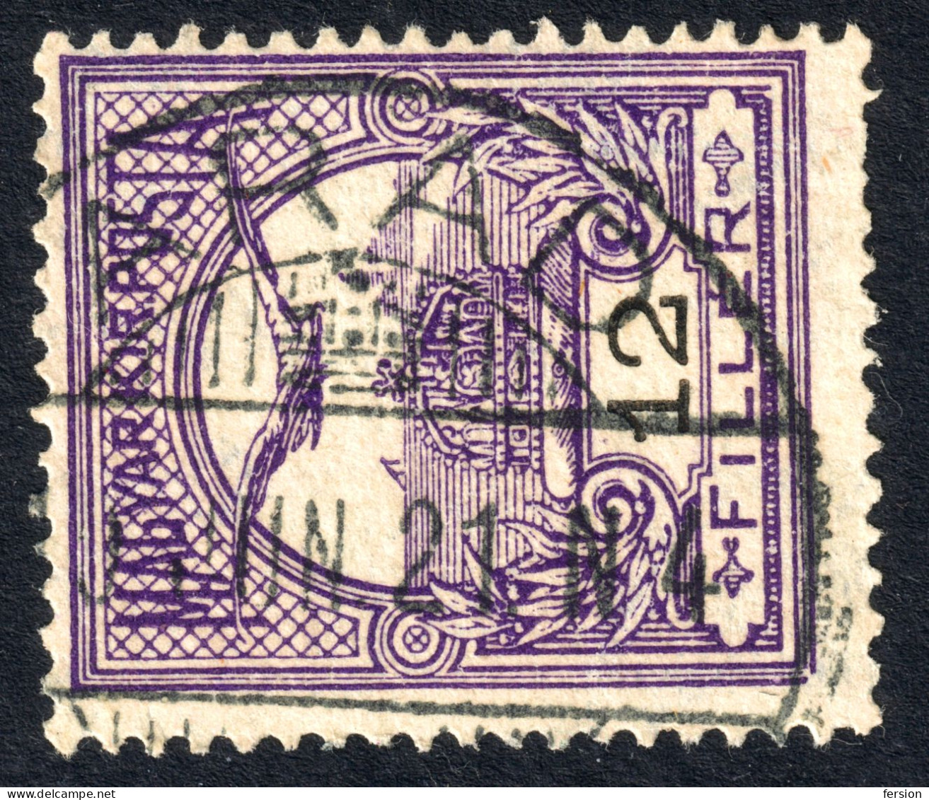 Arad / TURUL Crown 1901 Hungary Erdély / Romania Transylvania ARAD County - KuK K.u.K - 12 Fill. - Used - Transylvania