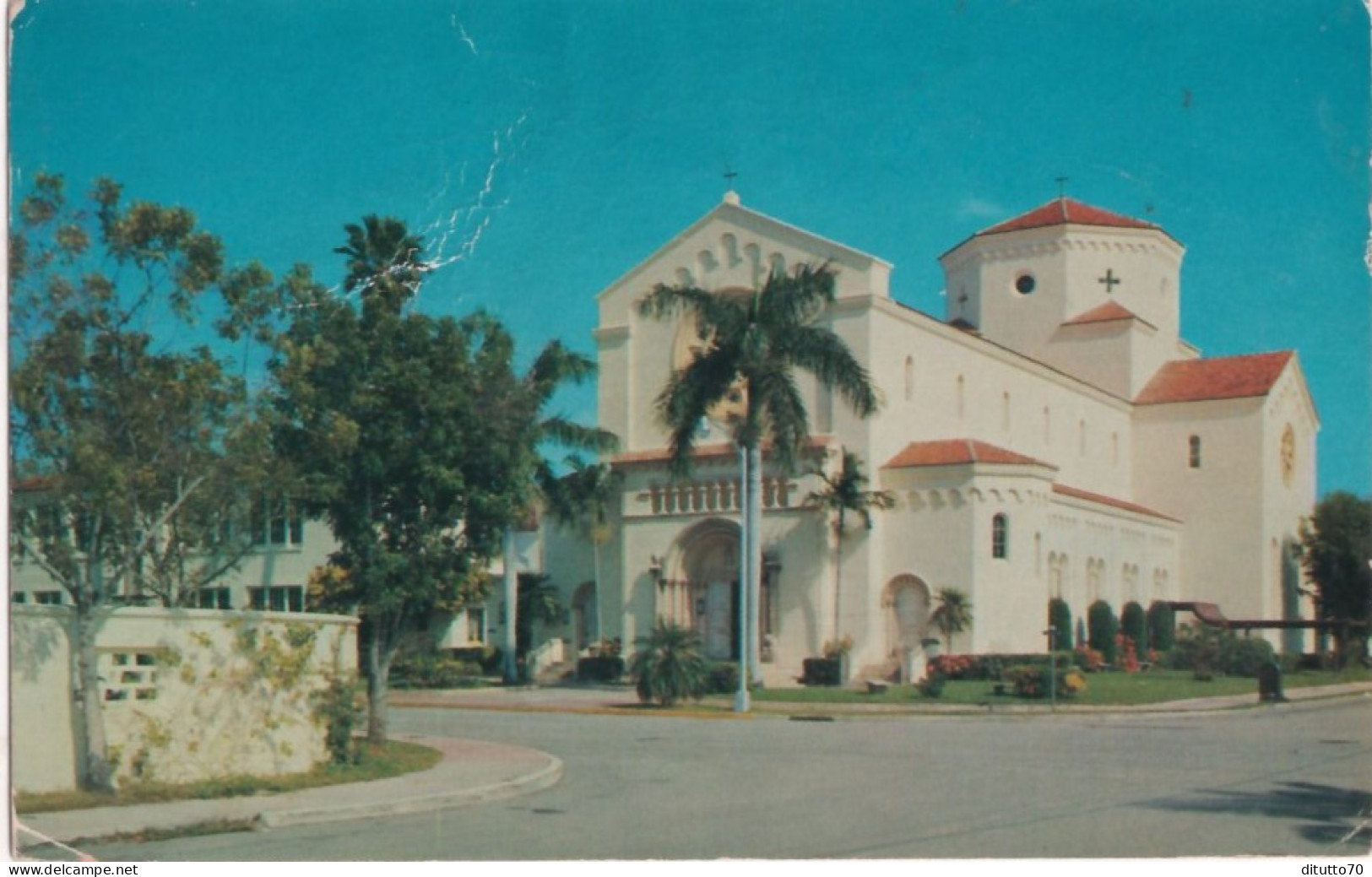 Beautiful St Patrick's Catholic Church In Miami Beach - Florida - Formato Piccolo Viaggiata Mancante Di Affrancatura – F - Miami Beach