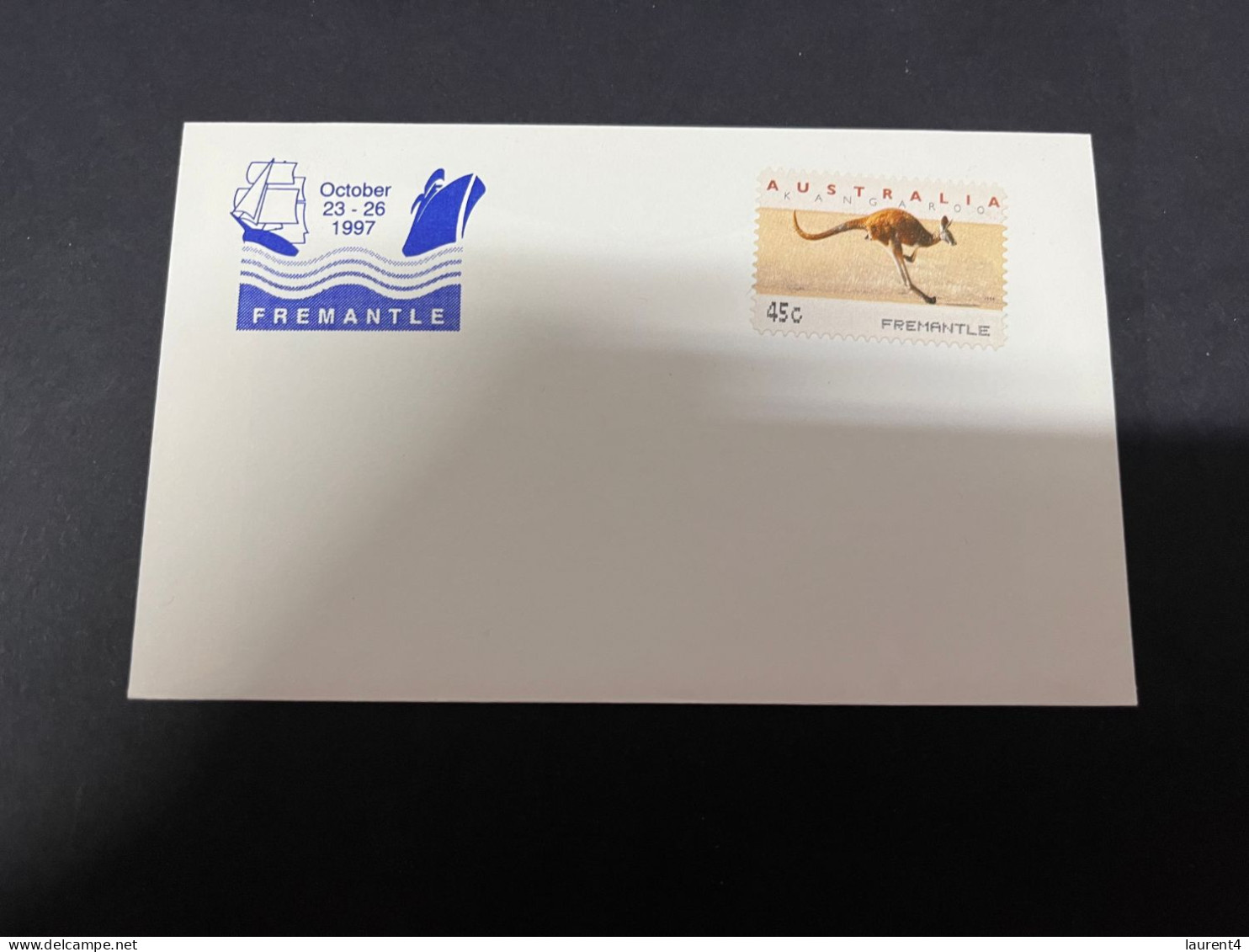 2-10-2023 (3 U 10) Australia FDC - 1997 - Fremantle October 1997 Kangaroo Stamp (stamp Fair In WA Printed) 2 Covers - Andere & Zonder Classificatie