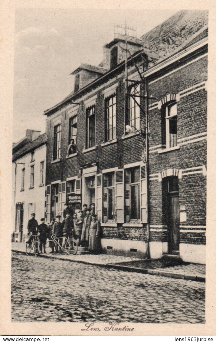 Lens , Kantine ( Rue Vallaville) Maison Du Docteur Gervais  , Guerre 14 -18 - Lens