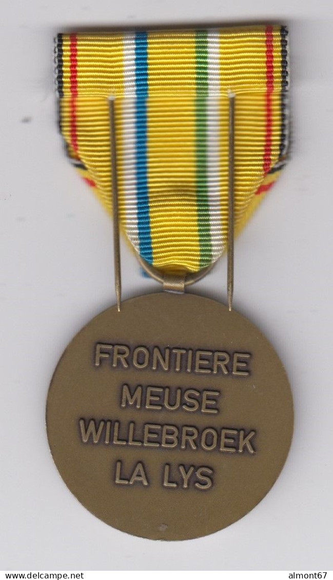 Belgique - Médaille Régiments Cyclistes Frontière - Frontière Meuse Willebroek La Lys - Belgium