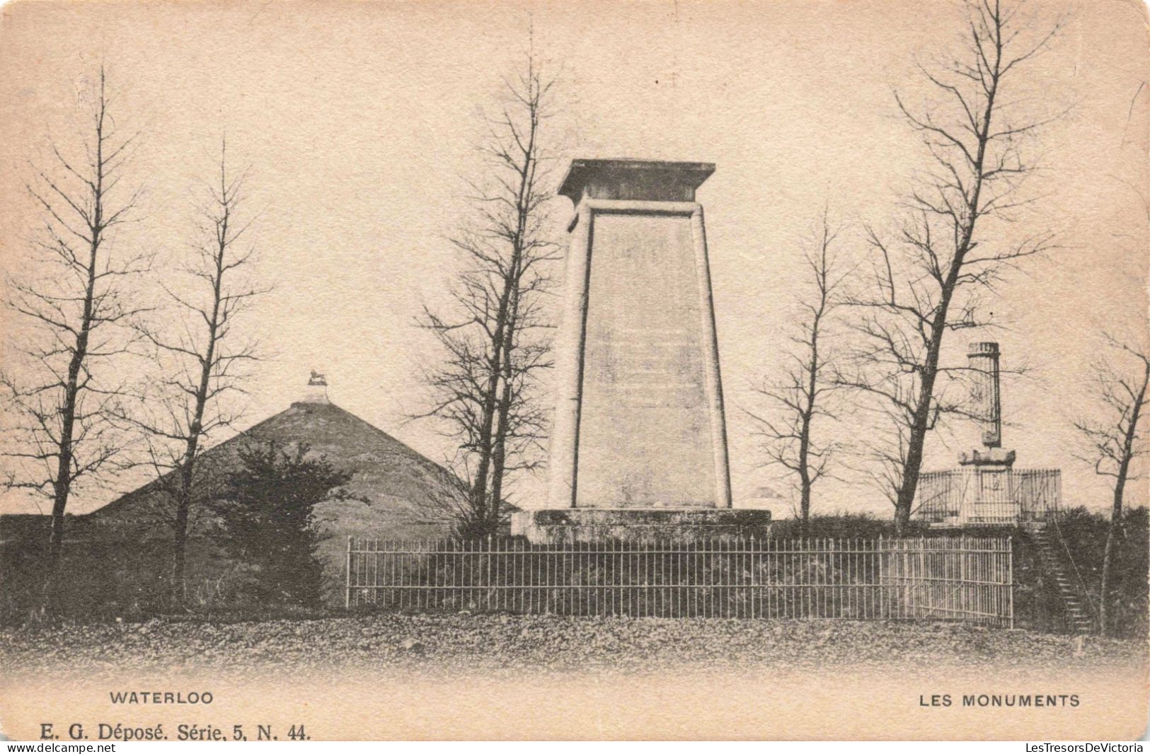 BELGIQUE - Waterloo - Les Monuments - Carte Postale Ancienne - Waterloo