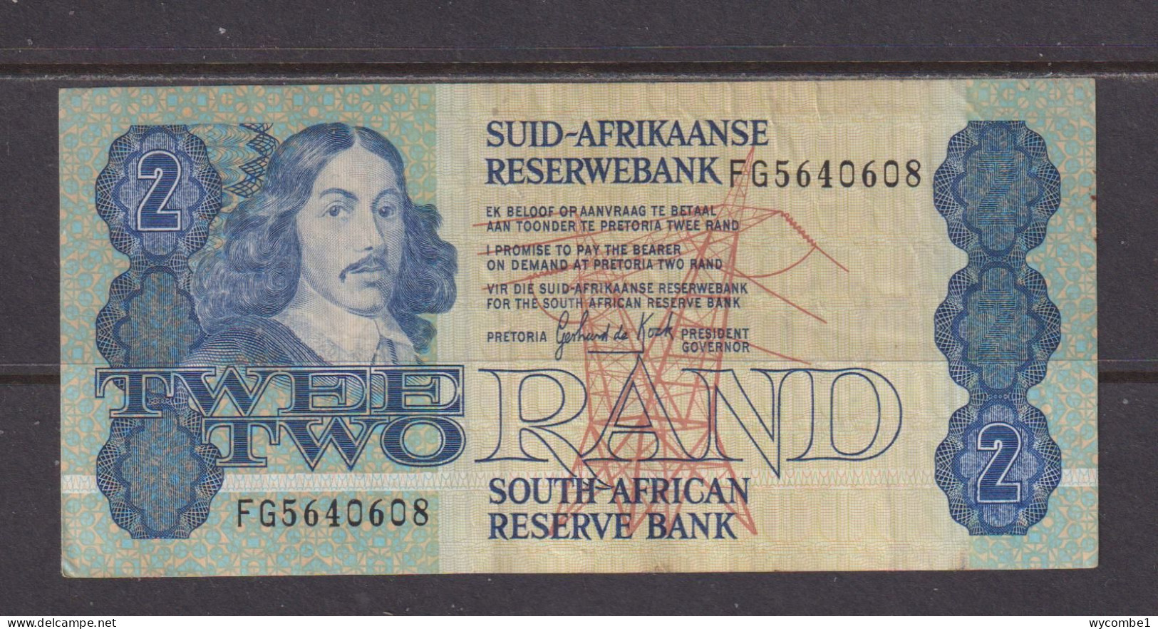 SOUTH AFRICA - 1993-98 2 Rand Circulated Banknote As Scans - Afrique Du Sud