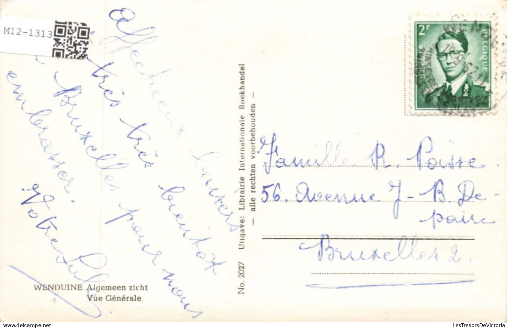 BELGIQUE - Wenduine - Vue Générale - Carte Postale Ancienne - Wenduine