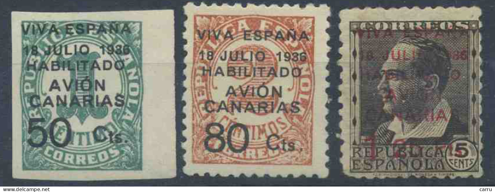 España - Canarias - 1936-1937 (Ed. 4/6) - Neufs