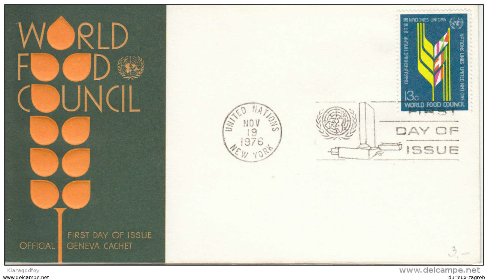 United Nations 1973-1974 10 FDC's (one Without Stamp) Bb160720 - FDC